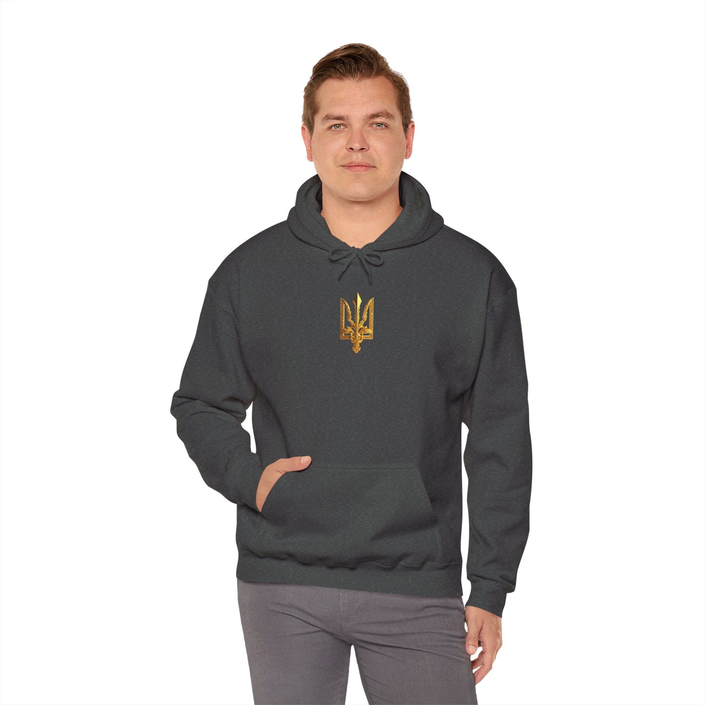 Ukrainian Trident Emblem Hoodie
