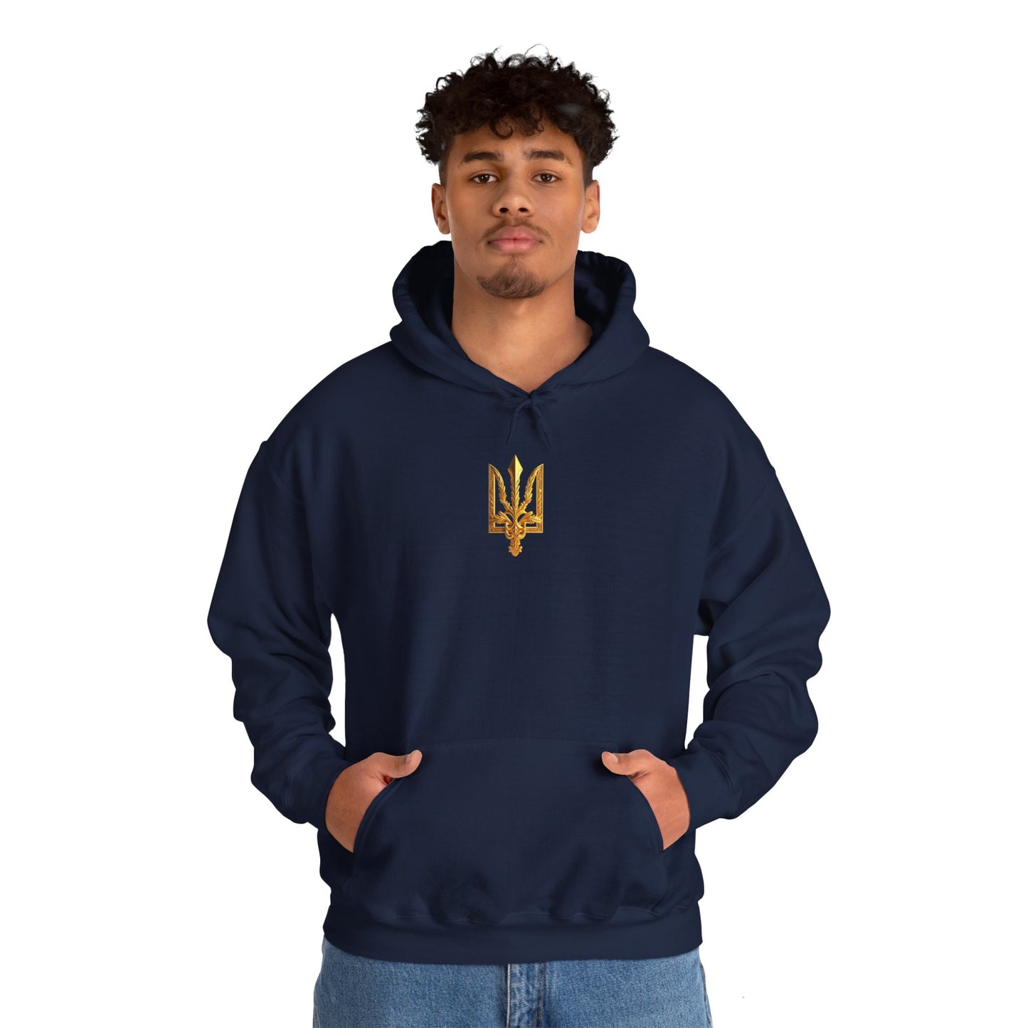 Ukrainian Trident Emblem Hoodie