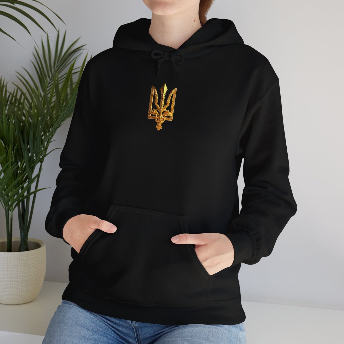 Ukrainian Trident Emblem Hoodie