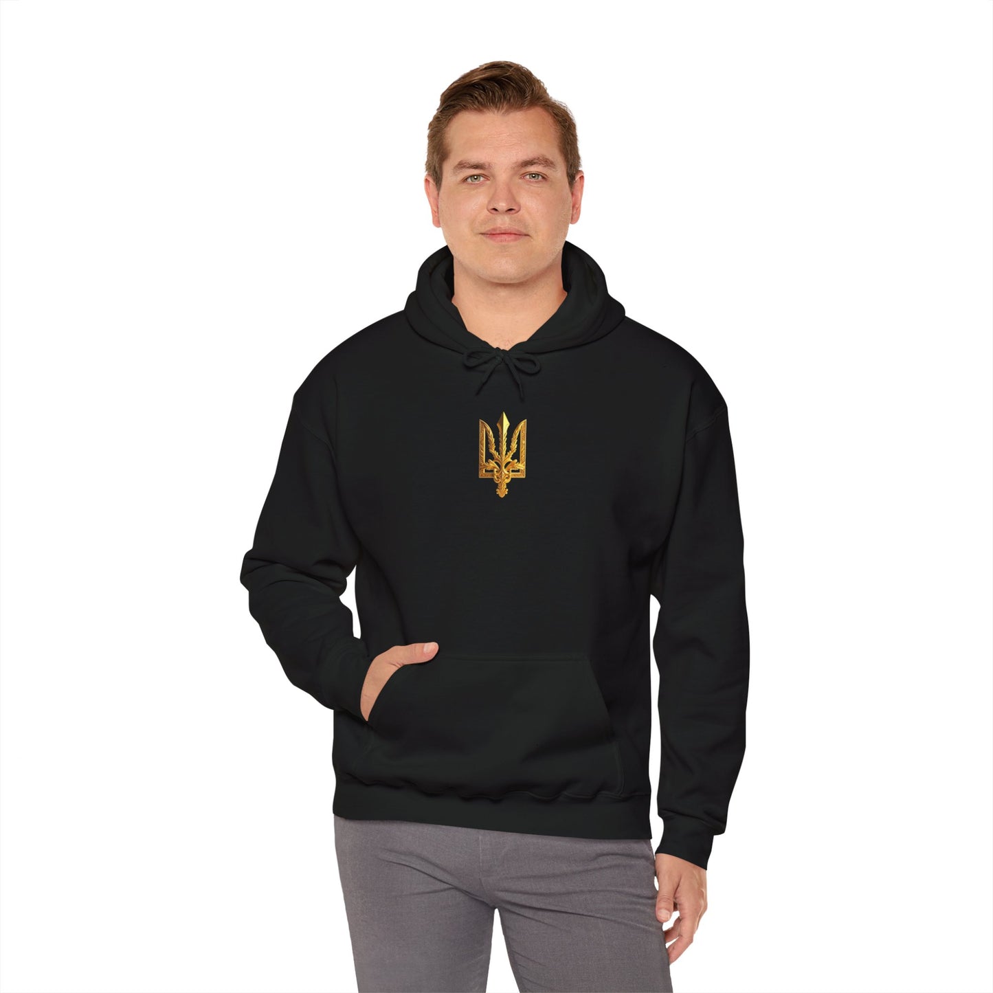 Ukrainian Trident Emblem Hoodie