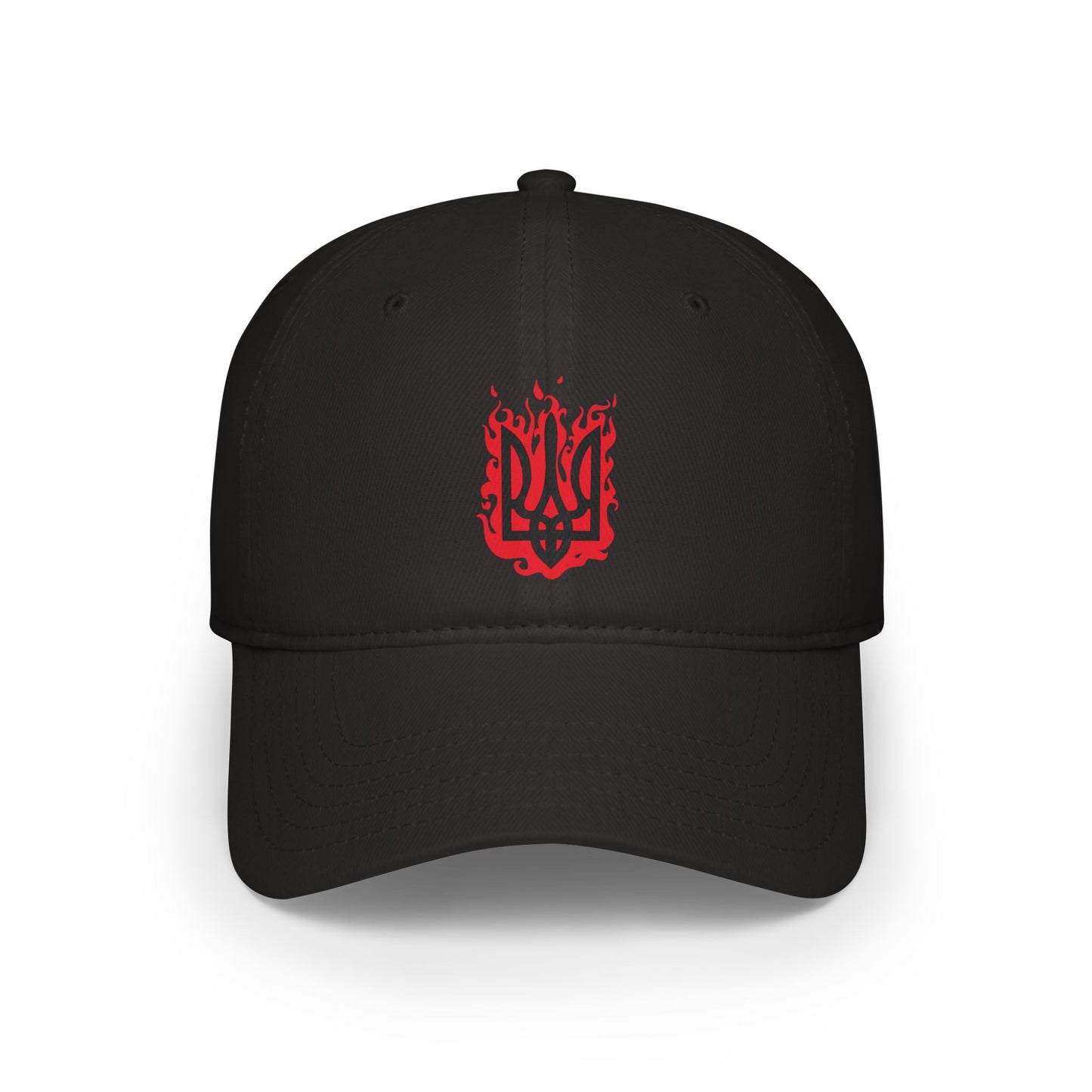 Baseball Cap with Ukrainian Trident Design