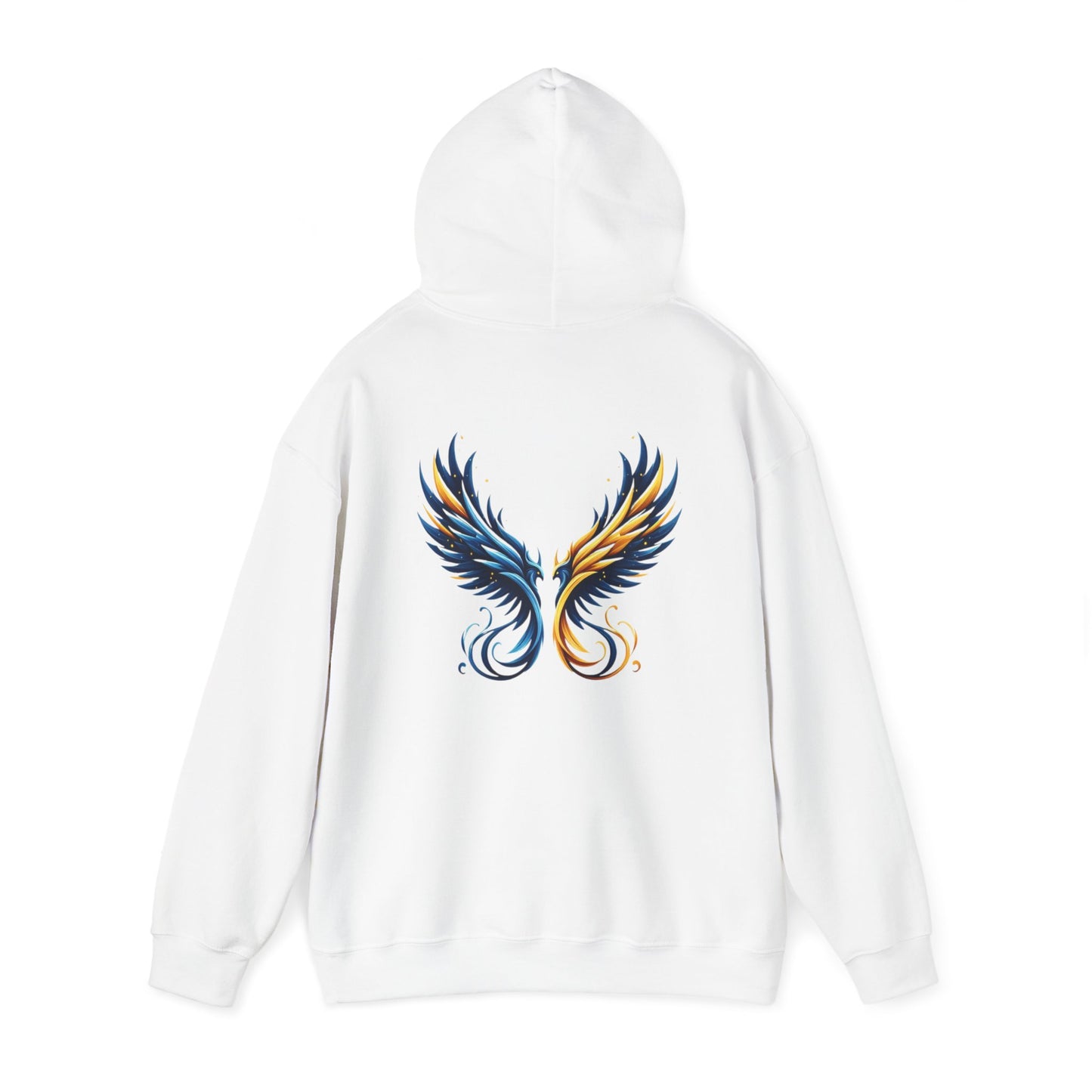 Blue and Yellow Phoenix Hoodie