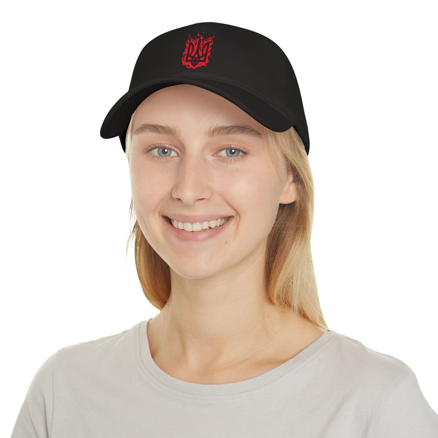 Baseball Cap with Ukrainian Trident Design