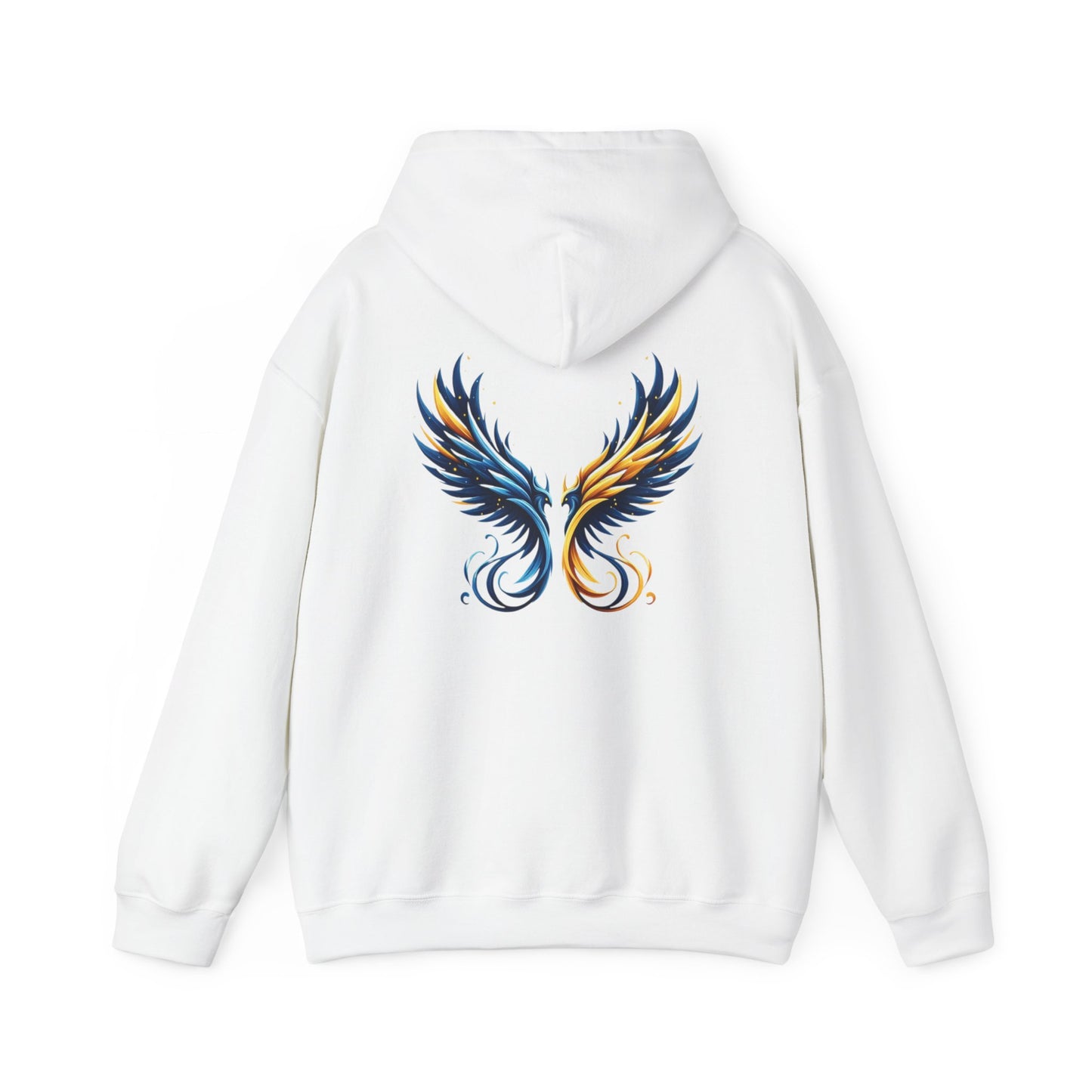 Blue and Yellow Phoenix Hoodie